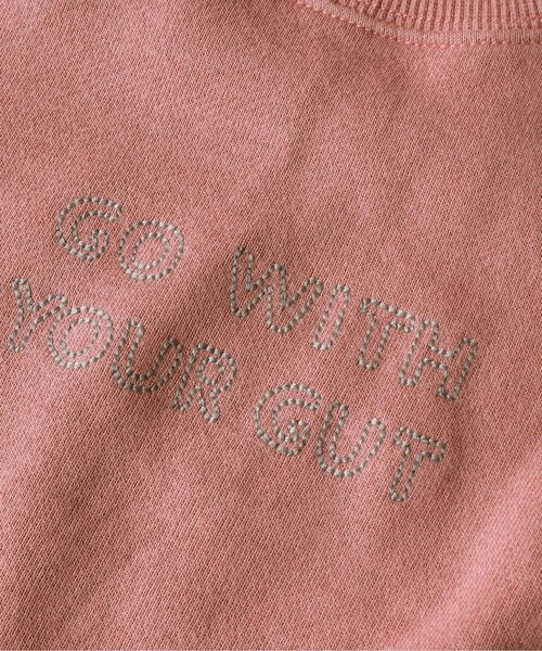BREEZE by yumi.(ブリーズバイユミ)の「WEB限定 刺繍ロゴトレーナー【BREEZE by yumi.】(スウェット・キッズ・グレー/カーキ/サックスブルー/ピンク/チャコール・90/100/110/120/80/130/140)」の6枚目の写真