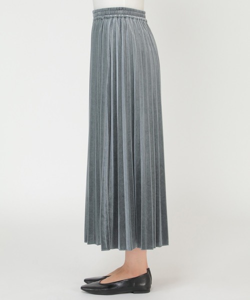 ikka(イッカ)の「ベロアプリーツスカート(スカート・レディース・オフホワイト/グリーン/ブルー・M/L)」の20枚目の写真