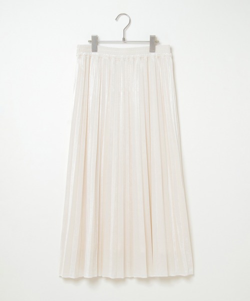 ikka(イッカ)の「ベロアプリーツスカート(スカート・レディース・オフホワイト/グリーン/ブルー・M/L)」の12枚目の写真