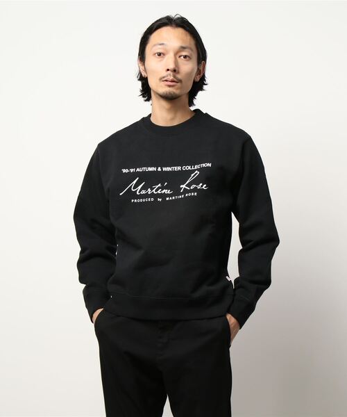 MARTINE ROSE（マーティンローズ）の「【MARTINE ROSE / マーティンローズ】CLASSIC CREW（スウェット・メンズ・ブラック・SMALL/MEDIUM）」の18枚目の写真