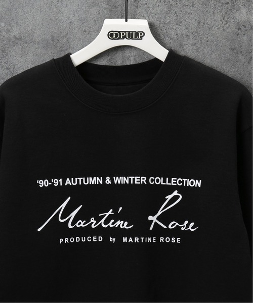 MARTINE ROSE（マーティンローズ）の「【MARTINE ROSE / マーティンローズ】CLASSIC CREW（スウェット・メンズ・ブラック・SMALL/MEDIUM）」の5枚目の写真
