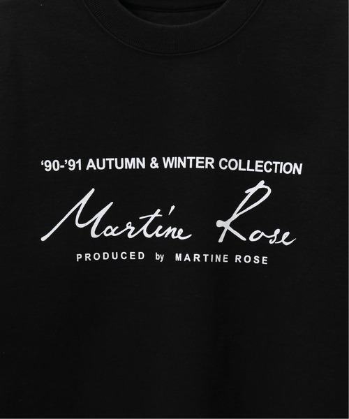 MARTINE ROSE（マーティンローズ）の「【MARTINE ROSE / マーティンローズ】CLASSIC CREW（スウェット・メンズ・ブラック・SMALL/MEDIUM）」の9枚目の写真