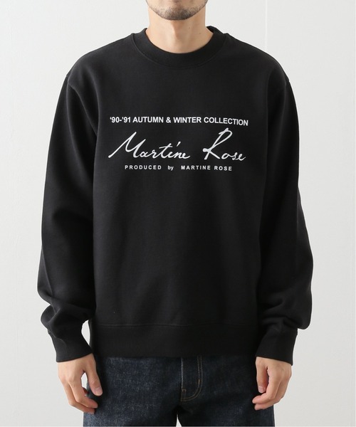 MARTINE ROSE（マーティンローズ）の「【MARTINE ROSE / マーティンローズ】CLASSIC CREW（スウェット・メンズ・ブラック・SMALL/MEDIUM）」の2枚目の写真