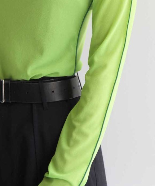 G.V.G.V.（ジーヴィージーヴィー）の「G.V.G.V SEAM（Tシャツ/カットソー・レディース・ブラック/グリーン・S）」の6枚目の写真