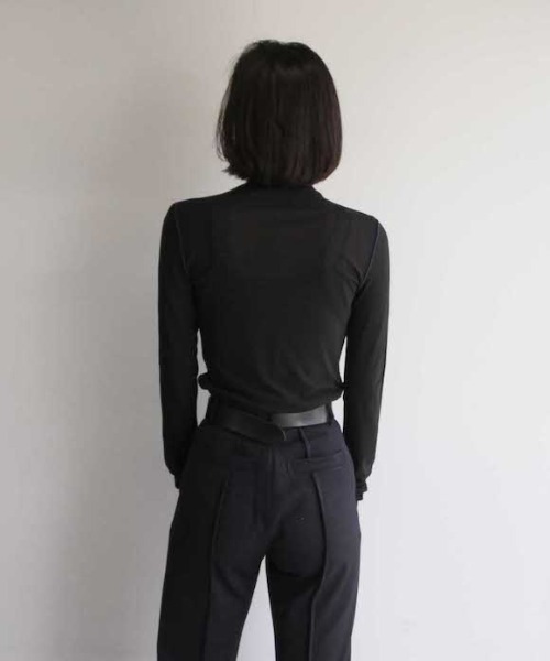 G.V.G.V.（ジーヴィージーヴィー）の「G.V.G.V SEAM（Tシャツ/カットソー・レディース・ブラック/グリーン・S）」の8枚目の写真