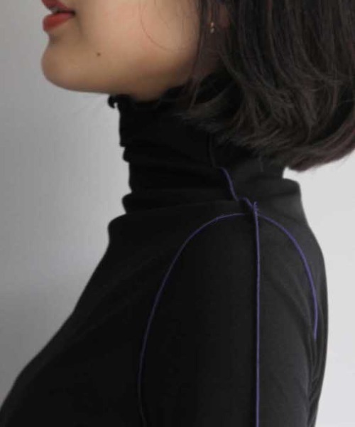 G.V.G.V.（ジーヴィージーヴィー）の「G.V.G.V SEAM（Tシャツ/カットソー・レディース・ブラック/グリーン・S）」の11枚目の写真