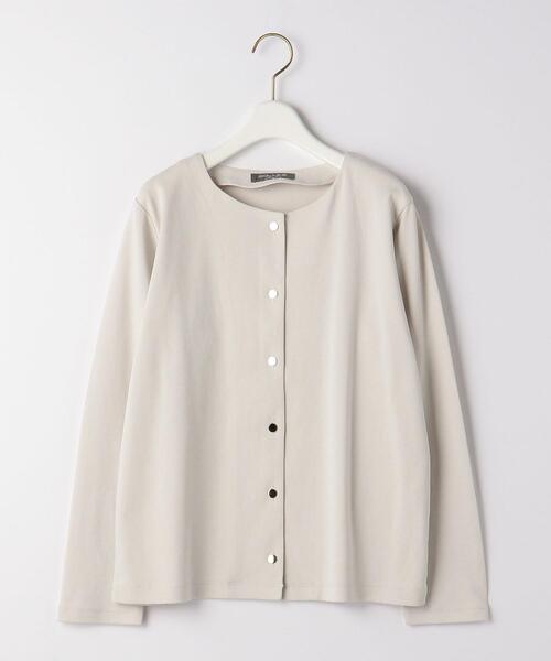 UNITED ARROWS LTD. OUTLET(ユナイテッドアローズアウトレット)の「<A DAY IN THE LIFE>ポンチ クルーネック カーディガン(カーディガン/ボレロ・レディース・モカ/ネイビー/ナチュラル・FREE)」の2枚目の写真
