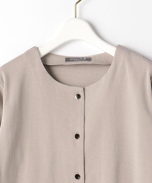 UNITED ARROWS LTD. OUTLET(ユナイテッドアローズアウトレット)の「<A DAY IN THE LIFE>ポンチ クルーネック カーディガン(カーディガン/ボレロ・レディース・モカ/ネイビー/ナチュラル・FREE)」の5枚目の写真