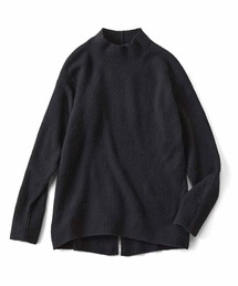 リブ　イン　コンフォート　ほどゆるシルエットの大人のヤク混ウォッシャブルニットトップス