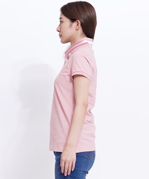 GIORDANO（ジョルダーノ）の「[GIORDANO] ビッグライオン半袖ポロシャツ / 2022年モデル（ポロシャツ・レディース・パープル/ネイビー/ブルー系その他/ロイヤルブルー/ピンク/レッド/ホワイト/ダークグリーン/イエロー/ブルー・LARGE/SMALL/X-LARGE/MEDIUM）」の17枚目の写真