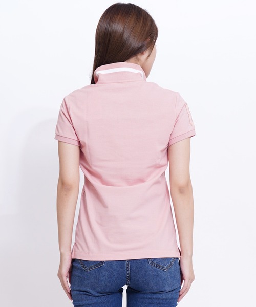 GIORDANO（ジョルダーノ）の「[GIORDANO] ビッグライオン半袖ポロシャツ / 2022年モデル（ポロシャツ・レディース・パープル/ネイビー/ブルー系その他/ロイヤルブルー/ピンク/レッド/ホワイト/ダークグリーン/イエロー/ブルー・LARGE/SMALL/X-LARGE/MEDIUM）」の18枚目の写真
