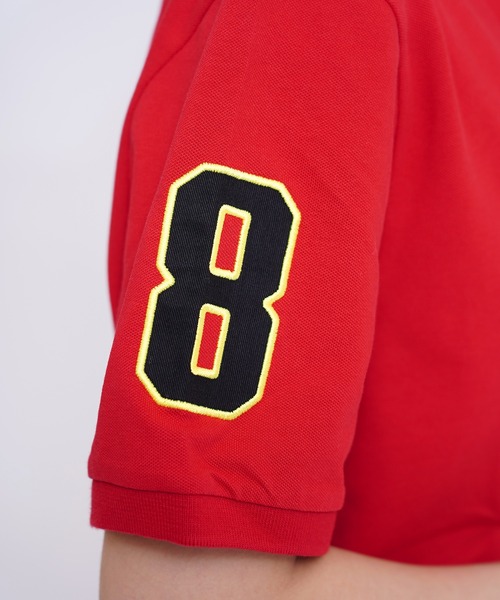 GIORDANO（ジョルダーノ）の「[GIORDANO] ビッグライオン半袖ポロシャツ / 2022年モデル（ポロシャツ・レディース・パープル/ネイビー/ブルー系その他/ロイヤルブルー/ピンク/レッド/ホワイト/ダークグリーン/イエロー/ブルー・LARGE/SMALL/X-LARGE/MEDIUM）」の20枚目の写真