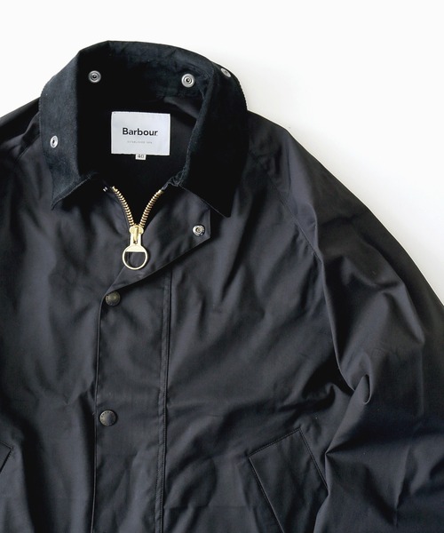 Barbour（バブアー）の「【BARBOUR / バブアー】別注 TRANSPORT ジャケット（ブルゾン・メンズ・ブラック/カーキ・40/38/36）」の4枚目の写真