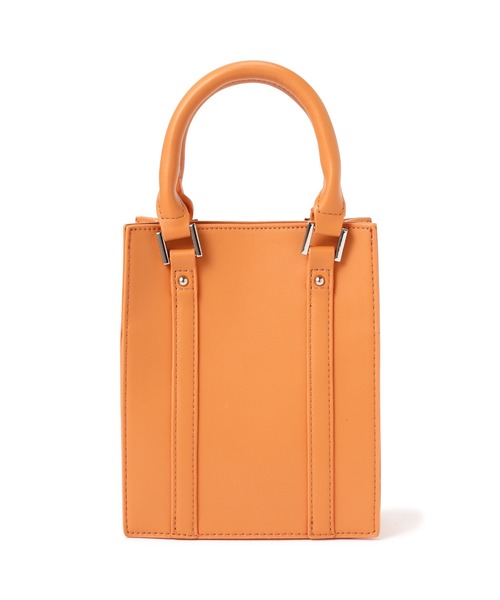 NATURAL BEAUTY BASIC(ナチュラルビューティーベーシック)の「スクエアタイニーバッグ(トートバッグ・レディース・グリーン/オレンジ/ブラック・フリ-)」の12枚目の写真