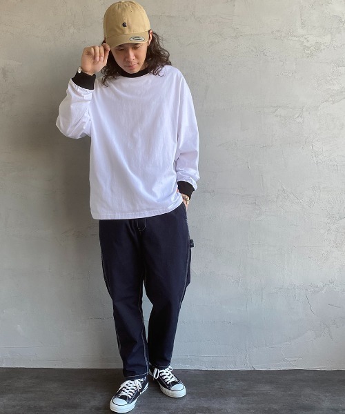 SMITH'S（スミス）の「[SMITH'S/スミス] 別注 配色ステッチペインターイージーパンツ（その他パンツ・レディース・ベージュ/ネイビー/ホワイト/グリーン・L/S/M）」の12枚目の写真