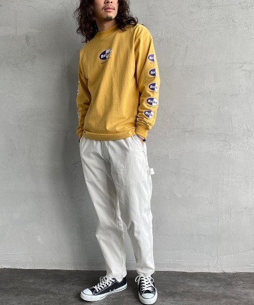 SMITH'S（スミス）の「[SMITH'S/スミス] 別注 配色ステッチペインターイージーパンツ（その他パンツ・レディース・ベージュ/ネイビー/ホワイト/グリーン・L/S/M）」の6枚目の写真