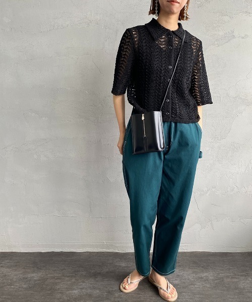 SMITH'S（スミス）の「[SMITH'S/スミス] 別注 配色ステッチペインターイージーパンツ（その他パンツ・レディース・ベージュ/ネイビー/ホワイト/グリーン・L/S/M）」の9枚目の写真