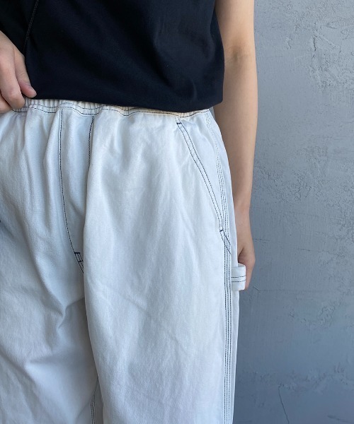 SMITH'S（スミス）の「[SMITH'S/スミス] 別注 配色ステッチペインターイージーパンツ（その他パンツ・レディース・ベージュ/ネイビー/ホワイト/グリーン・L/S/M）」の19枚目の写真