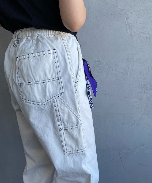 SMITH'S（スミス）の「[SMITH'S/スミス] 別注 配色ステッチペインターイージーパンツ（その他パンツ・レディース・ベージュ/ネイビー/ホワイト/グリーン・L/S/M）」の21枚目の写真