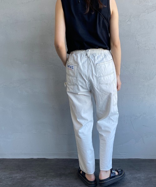 SMITH'S（スミス）の「[SMITH'S/スミス] 別注 配色ステッチペインターイージーパンツ（その他パンツ・レディース・ベージュ/ネイビー/ホワイト/グリーン・L/S/M）」の15枚目の写真
