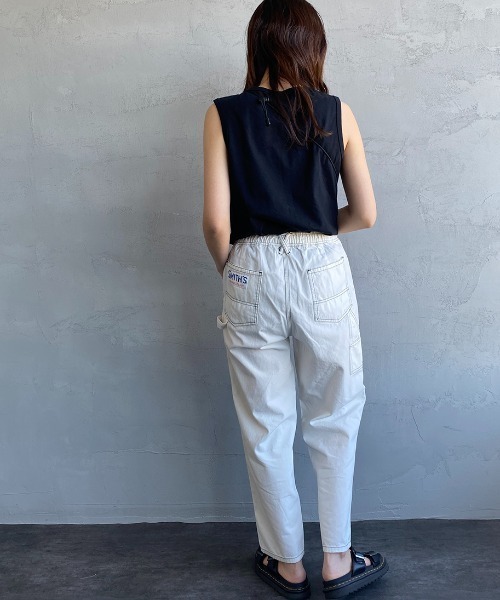 SMITH'S（スミス）の「[SMITH'S/スミス] 別注 配色ステッチペインターイージーパンツ（その他パンツ・レディース・ベージュ/ネイビー/ホワイト/グリーン・L/S/M）」の18枚目の写真