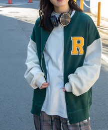 WEGO/裏毛ジップカーディガン