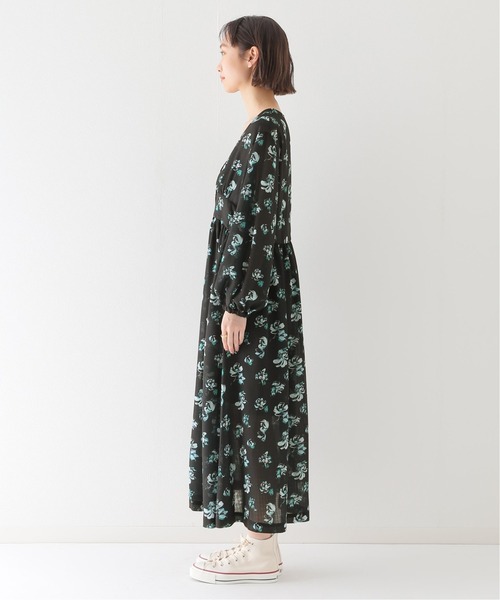 ★ジャーナルスタンダード レリューム インド バティック 花柄 ロングワンピース ジャーナルスタンダードレリューム 花柄 ロングワンピース