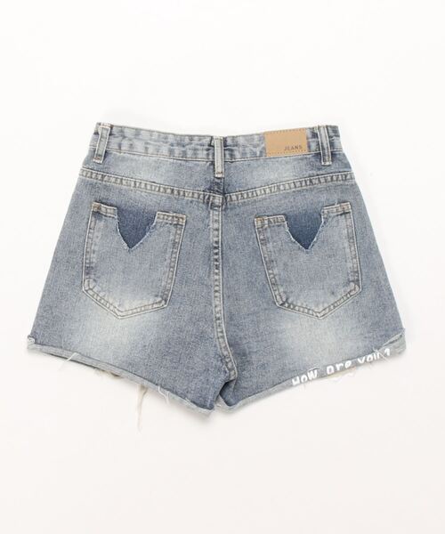 Mayree（メイリー）の「Mayree/ハイウエストデニムショートパンツ  2022SS（デニムパンツ・レディース・ライトブルー・SMALL/MEDIUM/LARGE）」の7枚目の写真