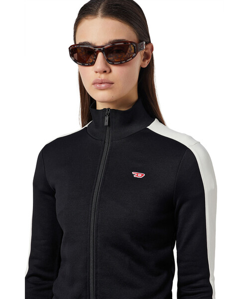 DIESEL(ディーゼル)の「レディース ジップアップ スウェット スポーティー ジャケット(スウェット・レディース・ブラック系その他/ホワイト・SMALL/MEDIUM/LARGE/X-SMALL)」の18枚目の写真