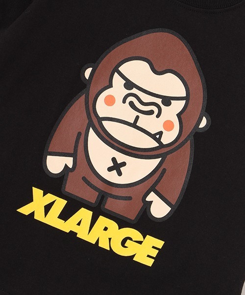 XLARGE KIDS（エクストララージキッズ）の「ファニーゴリラ半袖Tシャツ 