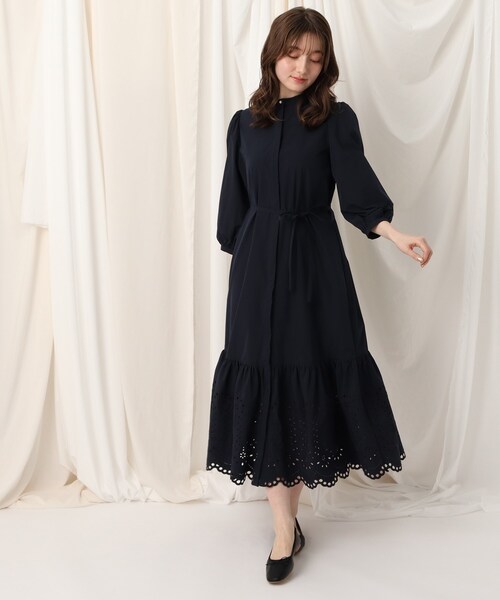 高密タイプライター刺繍ワンピース ワンピース Brooch Couture Brooch クチュールブローチ のワンピース 高密タイプライター刺繍 ワンピース 508 22 01 を購入できます Couture Couture Brooch クチュールブローチ のファッション