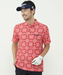 BEAMS GOLF（ビームスゴルフ）の「BEAMS GOLF PURPLE LABEL / プラスリッチ バンダナパターン ポロシャツ（ポロシャツ・メンズ）」