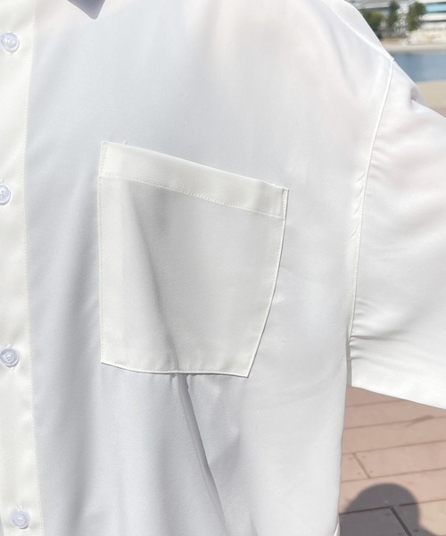 PairPair（ペアペア）の「クレリックシャツ(ユニセックス)（シャツ/ブラウス・メンズ・ライトブルー/オフホワイト/イエロー・MEDIUM/LARGE）」の22枚目の写真