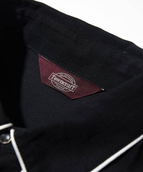 TOWNCRAFT(タウンクラフト)の「Towncraft PREP/タウンクラフトプレップ Cutoff Western shirts/カットオフ ウエスタンシャツ(シャツ/ブラウス・メンズ・ブラック/インディゴブルー・MEDIUM/LARGE)」の11枚目の写真