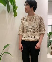 URBAN RESEARCH DOORS | 『別注』KHWOPA SPIRIT×DOORS　ハンドニットプルオーバー(ニット/セーター)