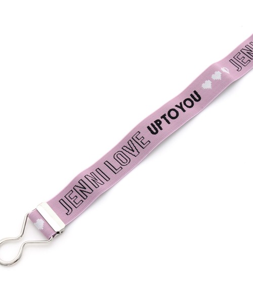 JENNI love（ジェニィラブ）の「ロゴゴムベルト（ベルト・キッズ・ブラック/ラベンダー・F）」の3枚目の写真