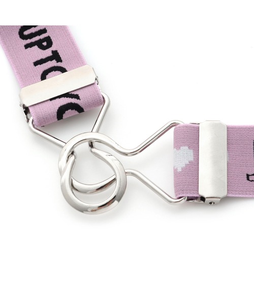 JENNI love（ジェニィラブ）の「ロゴゴムベルト（ベルト・キッズ・ブラック/ラベンダー・F）」の7枚目の写真