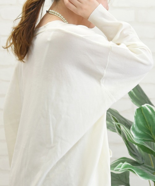 sango（sango）の「ポケット付きカーディガン（カーディガン/ボレロ・レディース・ブラウン/オフホワイト/エメラルド・FREE）」の4枚目の写真