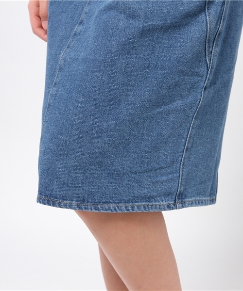 mystic（ミスティック）の「デコベルトタイトスカート（デニムスカート・レディース・ネイビー/ブルー/ホワイト・ﾌﾘ-）」の11枚目の写真