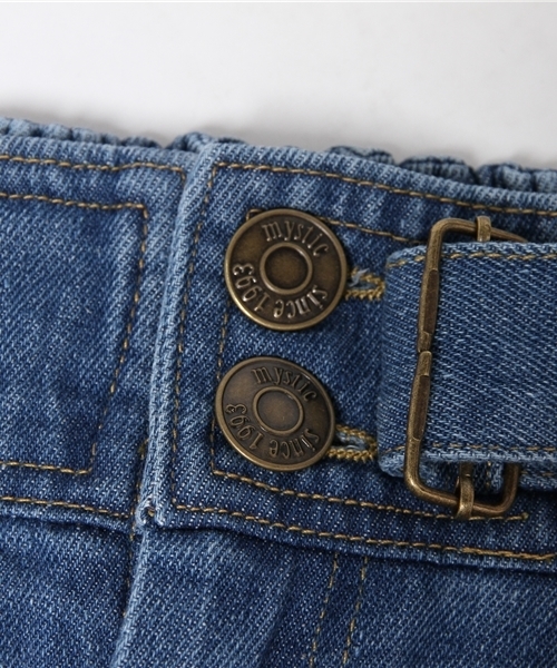 mystic（ミスティック）の「デコベルトタイトスカート（デニムスカート・レディース・ネイビー/ブルー/ホワイト・ﾌﾘ-）」の13枚目の写真