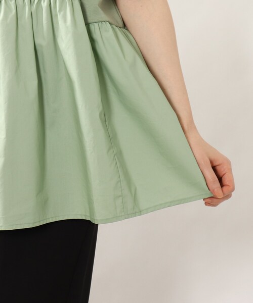 DRESKIP(ドレスキップ)の「◆裾切り替えギャザープルオーバー(Tシャツ/カットソー・レディース・ライトグリーン/ブラック/オフホワイト/カーキ・02/03/04)」の18枚目の写真