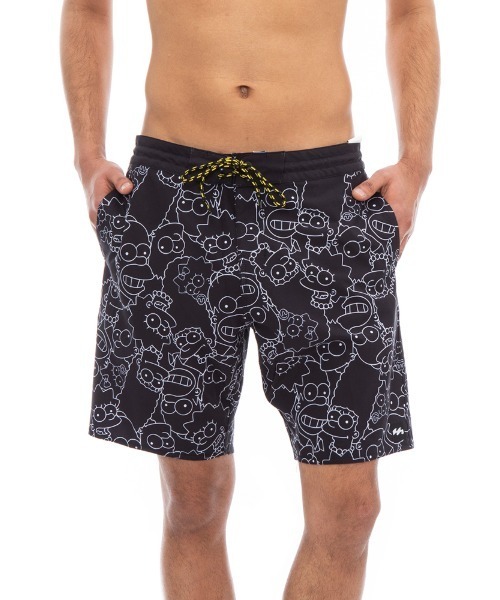 セール 直営店限定 Billabong メンズ Lo Tides Simpsons Nuclear Family Lt ボードショーツ サーフトランクス ビラボン水着 水着 Billabong ビラボン のファッション通販 Zozotown