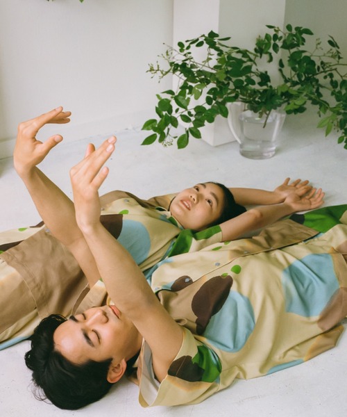 pamm 大きく描いた植物のパジャマ　サイズ2 大きく描いた植物のパジャマ – pamm.officialstore