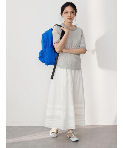 AMERICAN HOLIC(アメリカンホリック)の「クルーネックボーダーカットプルオーバー2(Tシャツ/カットソー・レディース・グレー系その他4・L/M)」の7枚目の写真