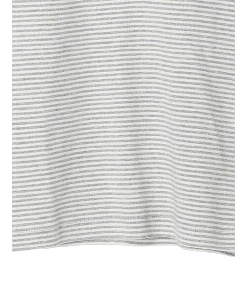 AMERICAN HOLIC(アメリカンホリック)の「クルーネックボーダーカットプルオーバー2(Tシャツ/カットソー・レディース・グレー系その他4・L/M)」の12枚目の写真