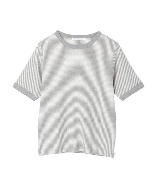 AMERICAN HOLIC(アメリカンホリック)の「クルーネックボーダーカットプルオーバー2(Tシャツ/カットソー・レディース・グレー系その他4・L/M)」の15枚目の写真