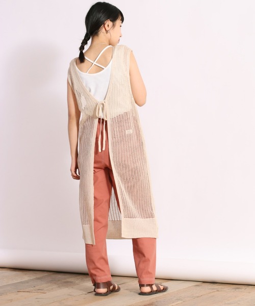 cepo(セポ)の「スカシアミジレワンピース 2WAY(ワンピース・レディース・ブラック/ベージュ/ライム・M)」の3枚目の写真