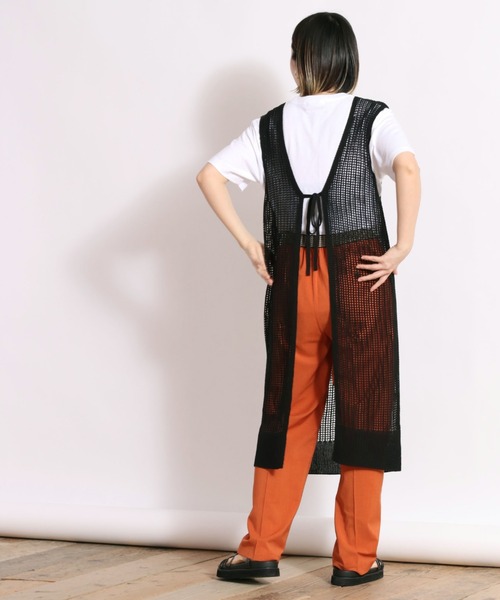 cepo(セポ)の「スカシアミジレワンピース 2WAY(ワンピース・レディース・ブラック/ベージュ/ライム・M)」の19枚目の写真