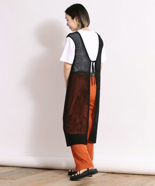 cepo(セポ)の「スカシアミジレワンピース 2WAY(ワンピース・レディース・ブラック/ベージュ/ライム・M)」の21枚目の写真