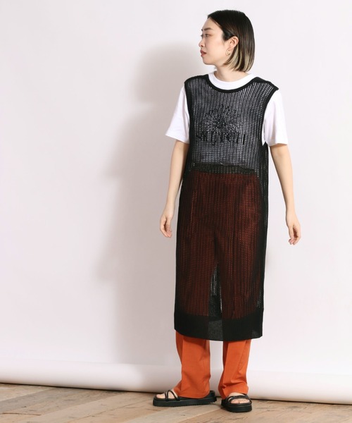 cepo(セポ)の「スカシアミジレワンピース 2WAY(ワンピース・レディース・ブラック/ベージュ/ライム・M)」の10枚目の写真